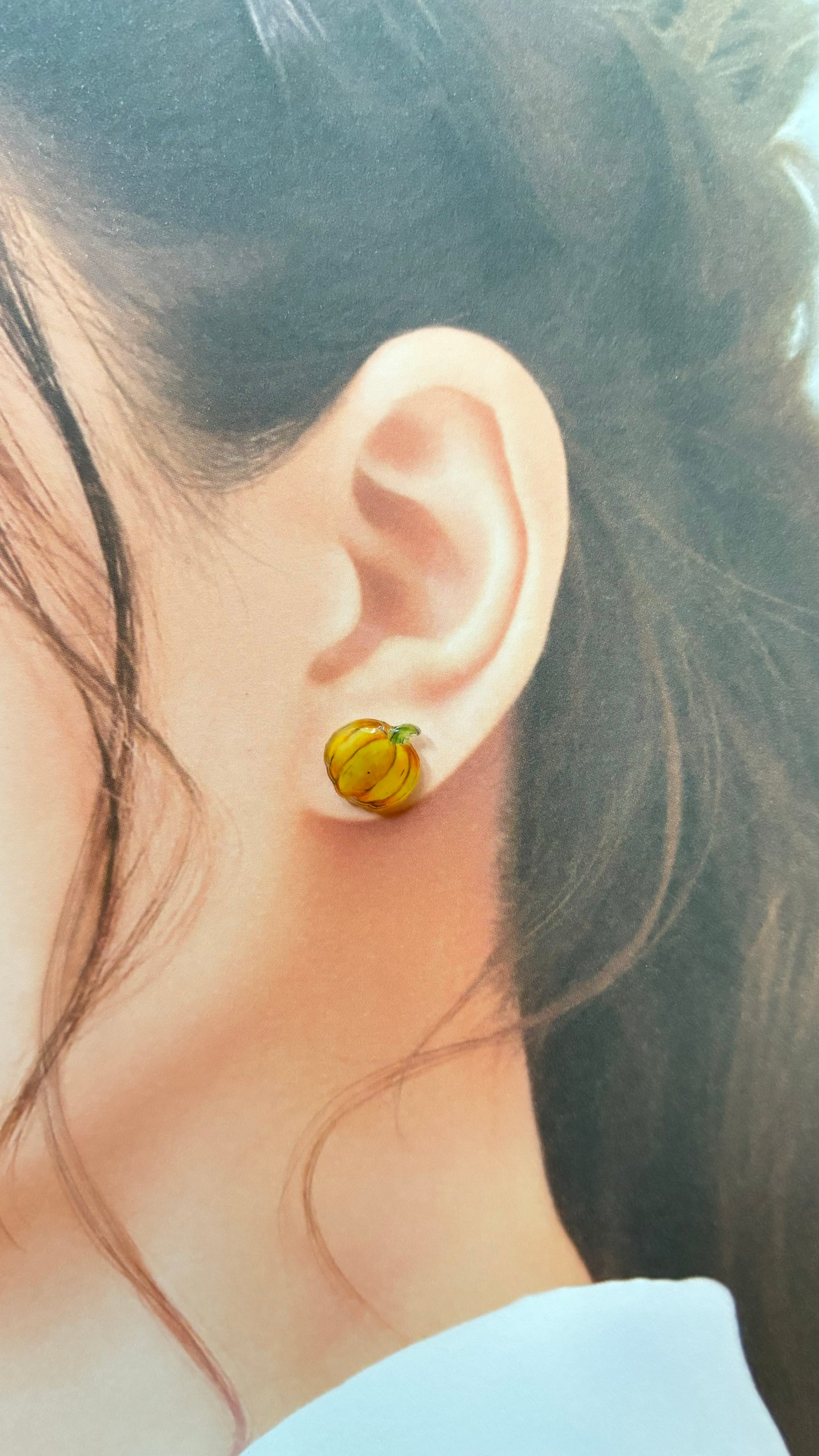 南瓜耳環